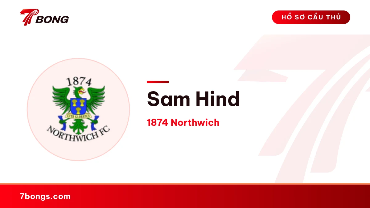 Sam Hind — 1874 Northwich