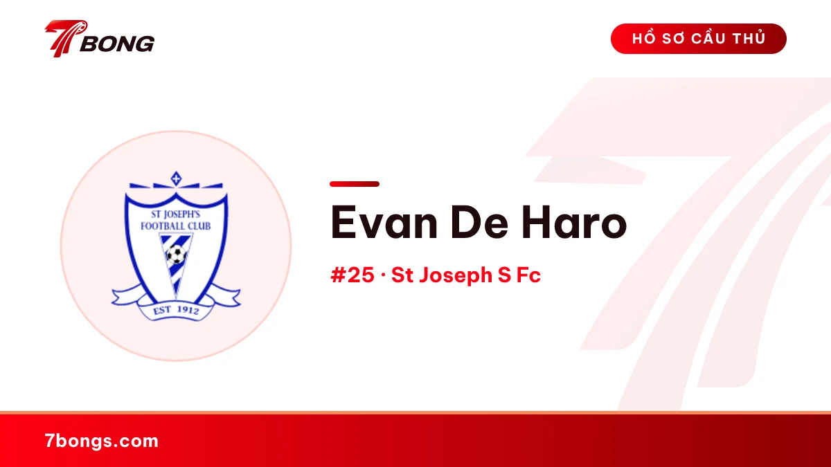 Evan De Haro — St Joseph S Fc