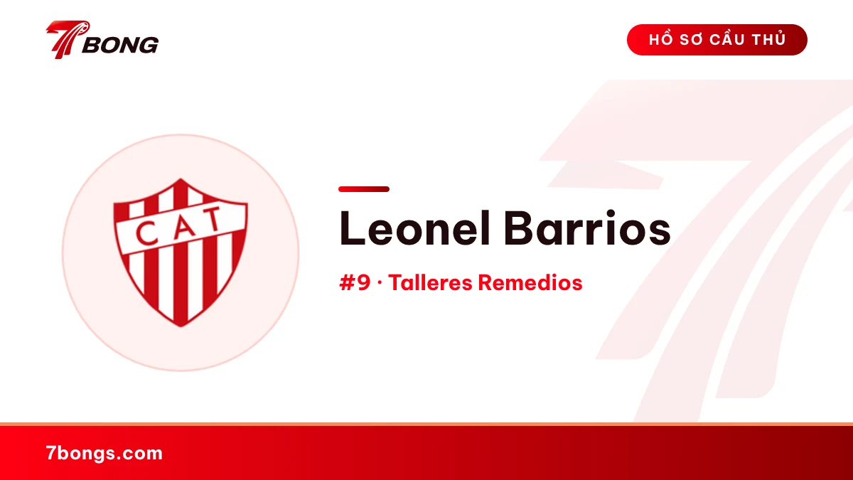 Leonel Barrios — Talleres Remedios