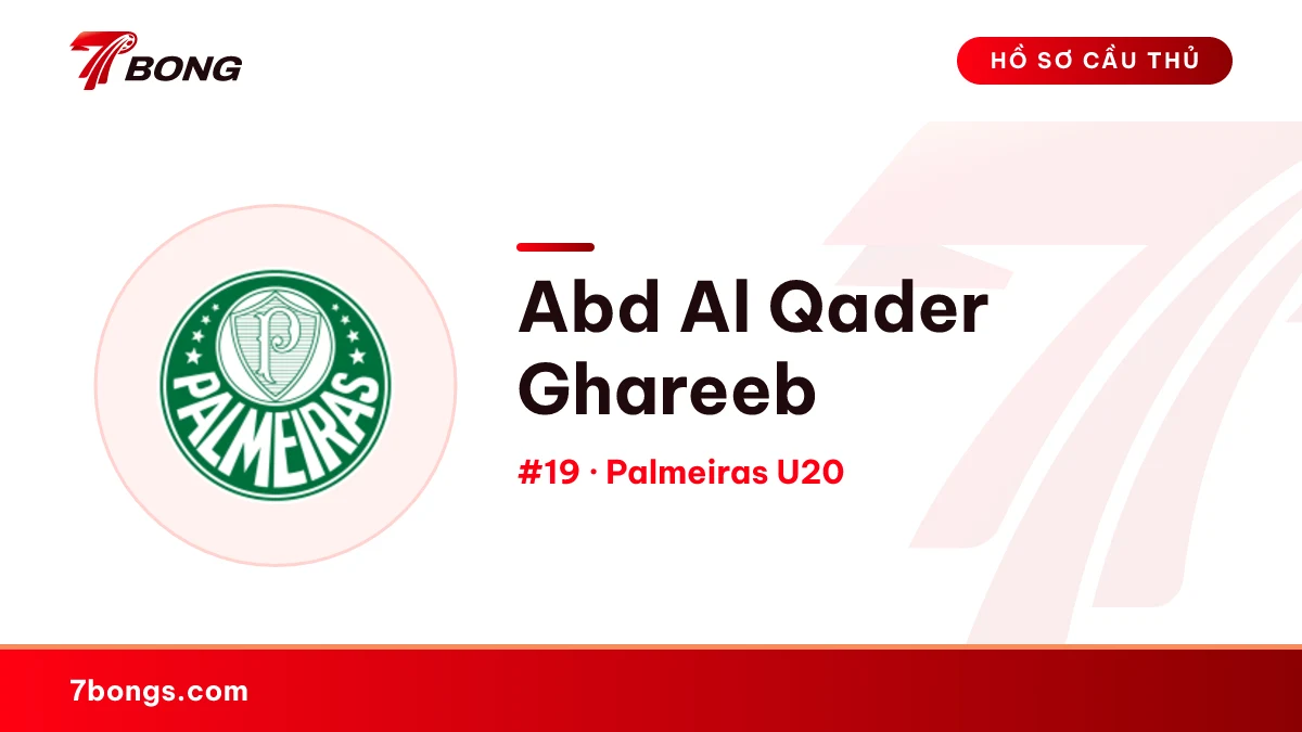 Abd Al Qader Ghareeb — Palmeiras U20