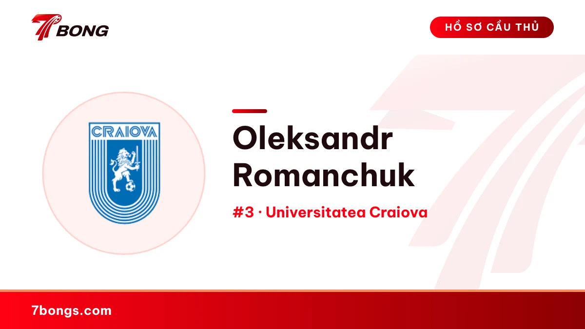 Oleksandr Romanchuk — Universitatea Craiova