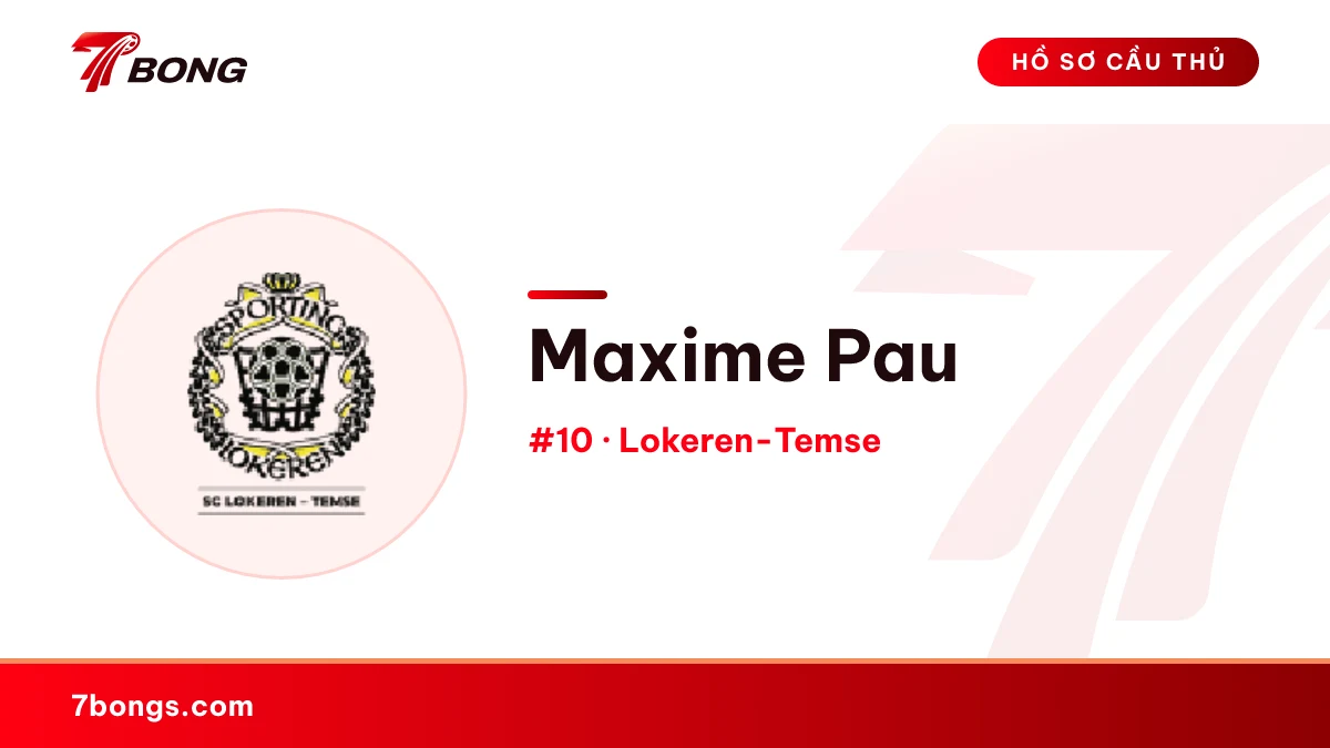 Maxime Pau — Lokeren-Temse