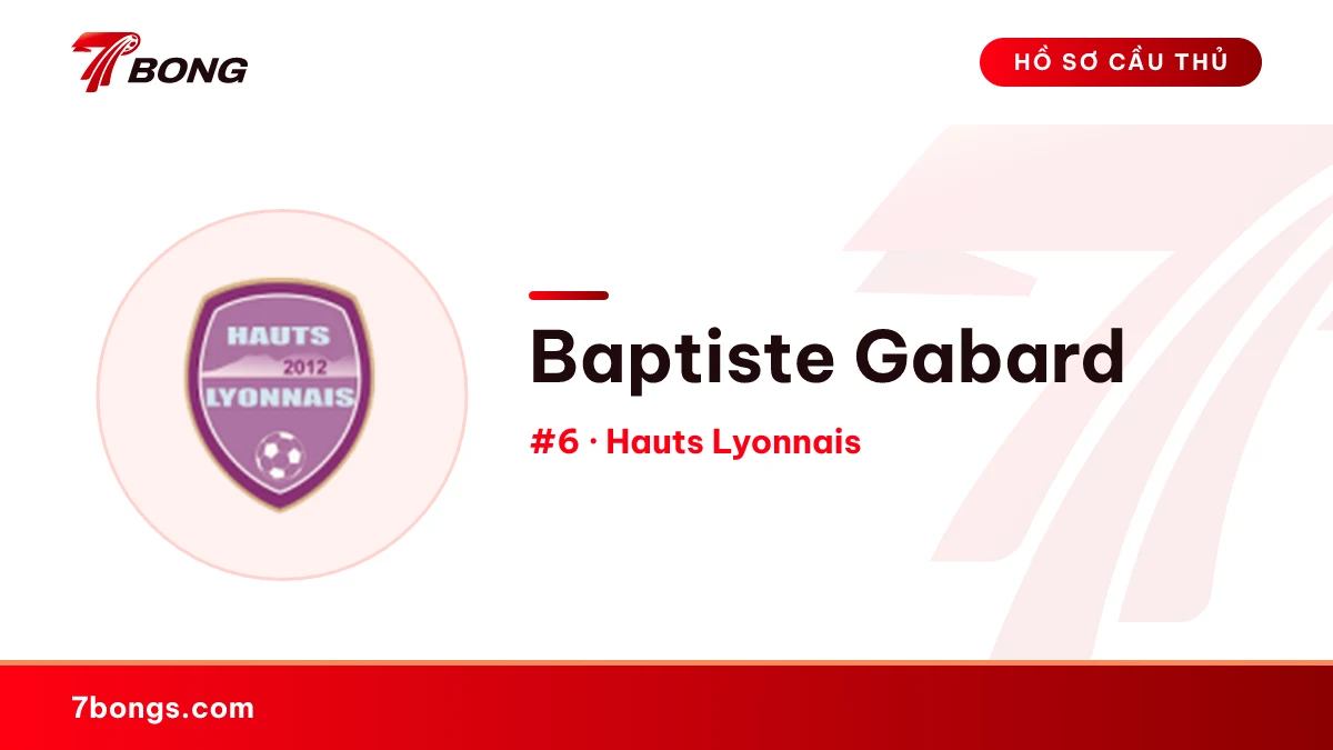 Baptiste Gabard — Hauts Lyonnais