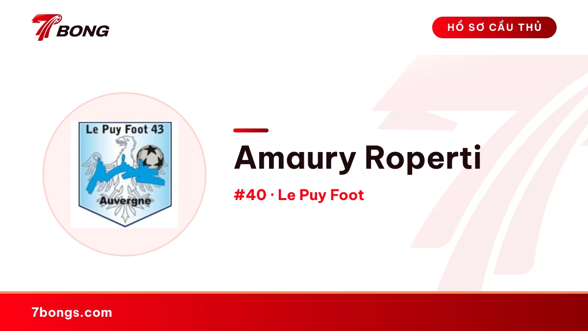 Amaury Roperti — Le Puy Foot