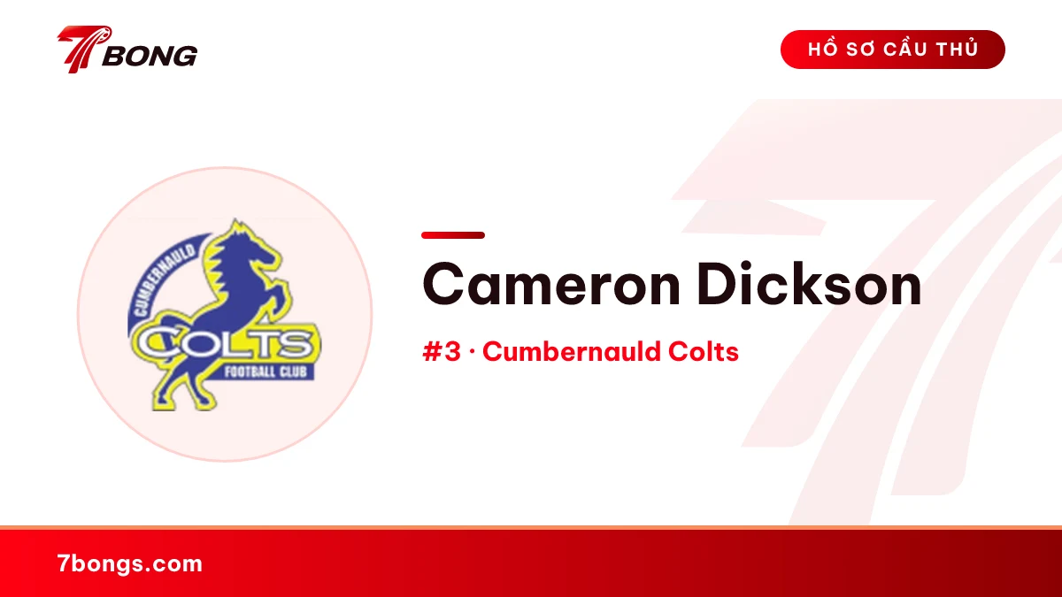 Cameron Dickson — Cumbernauld Colts