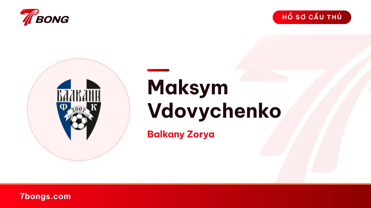Maksym Vdovychenko — Balkany Zorya