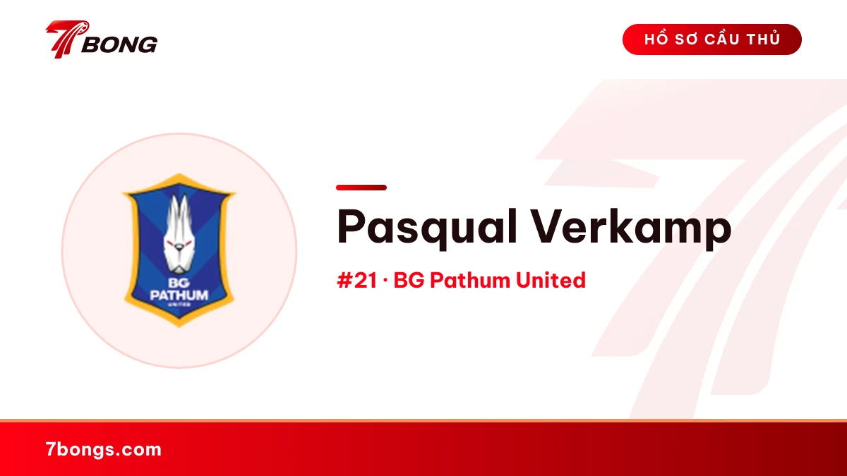 Pasqual Verkamp — BG Pathum United