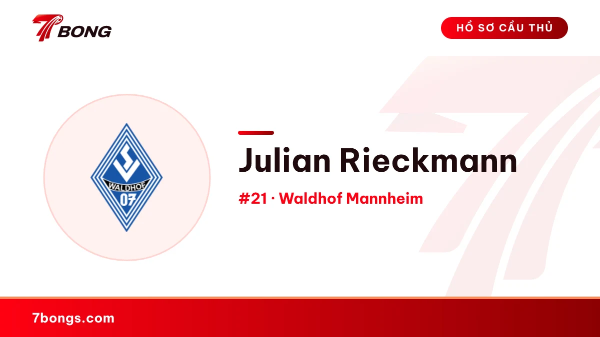 Julian Rieckmann — Waldhof Mannheim