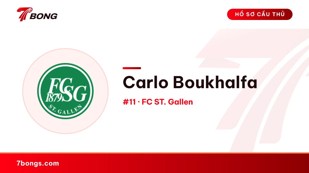 Carlo Boukhalfa — FC ST. Gallen