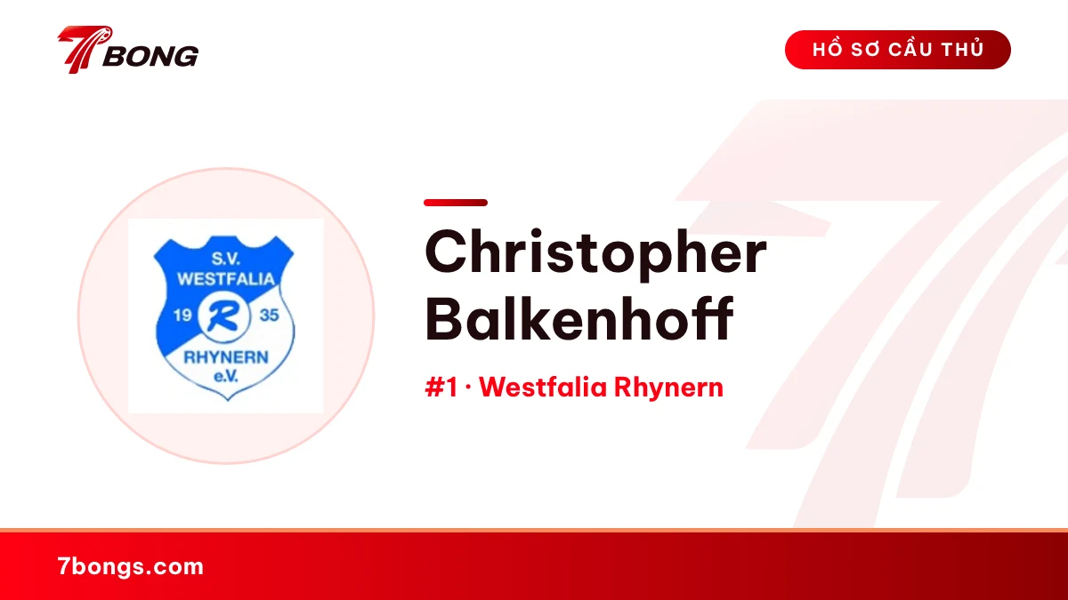 Christopher Balkenhoff — Westfalia Rhynern