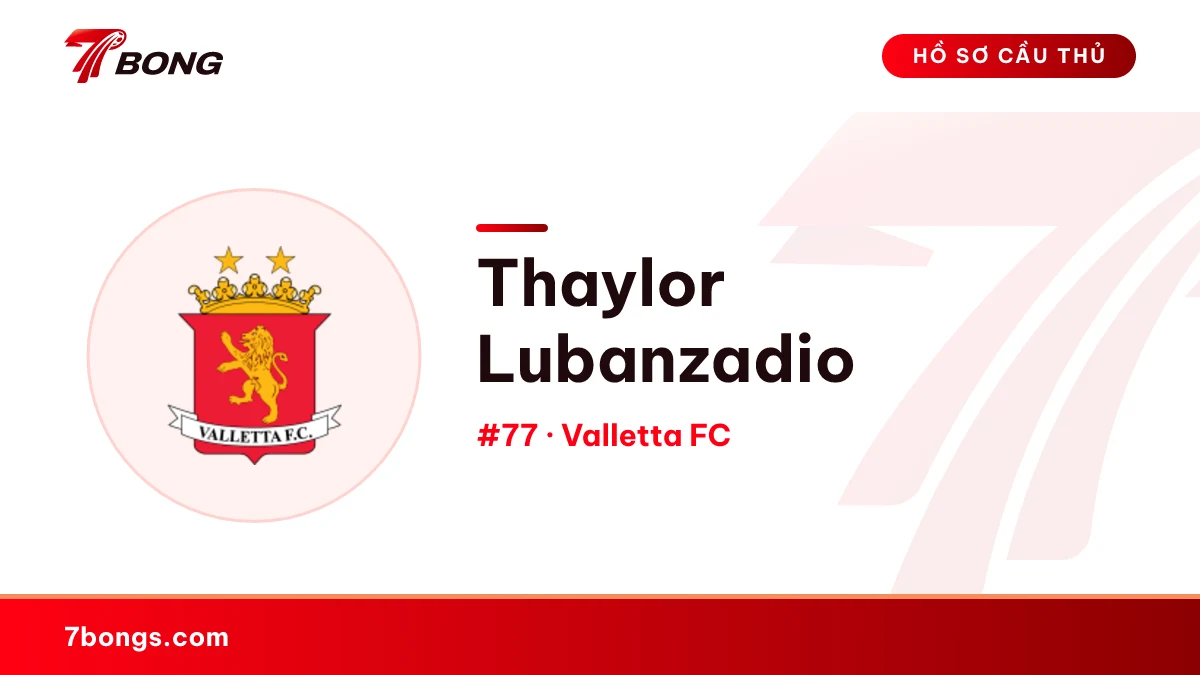Thaylor Lubanzadio — Valletta FC