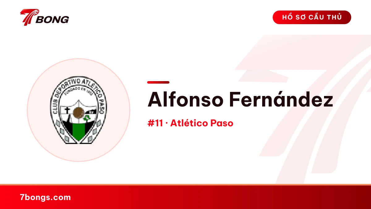 Alfonso Fernández — Atlético Paso