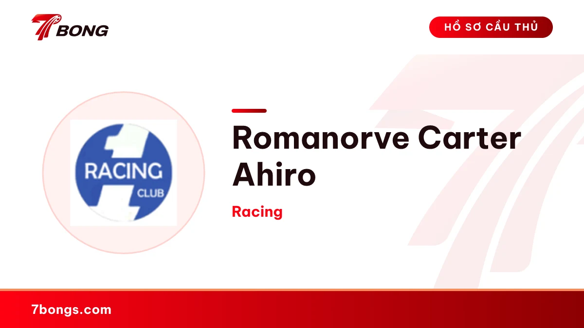 Romanorve Carter Ahiro — Racing