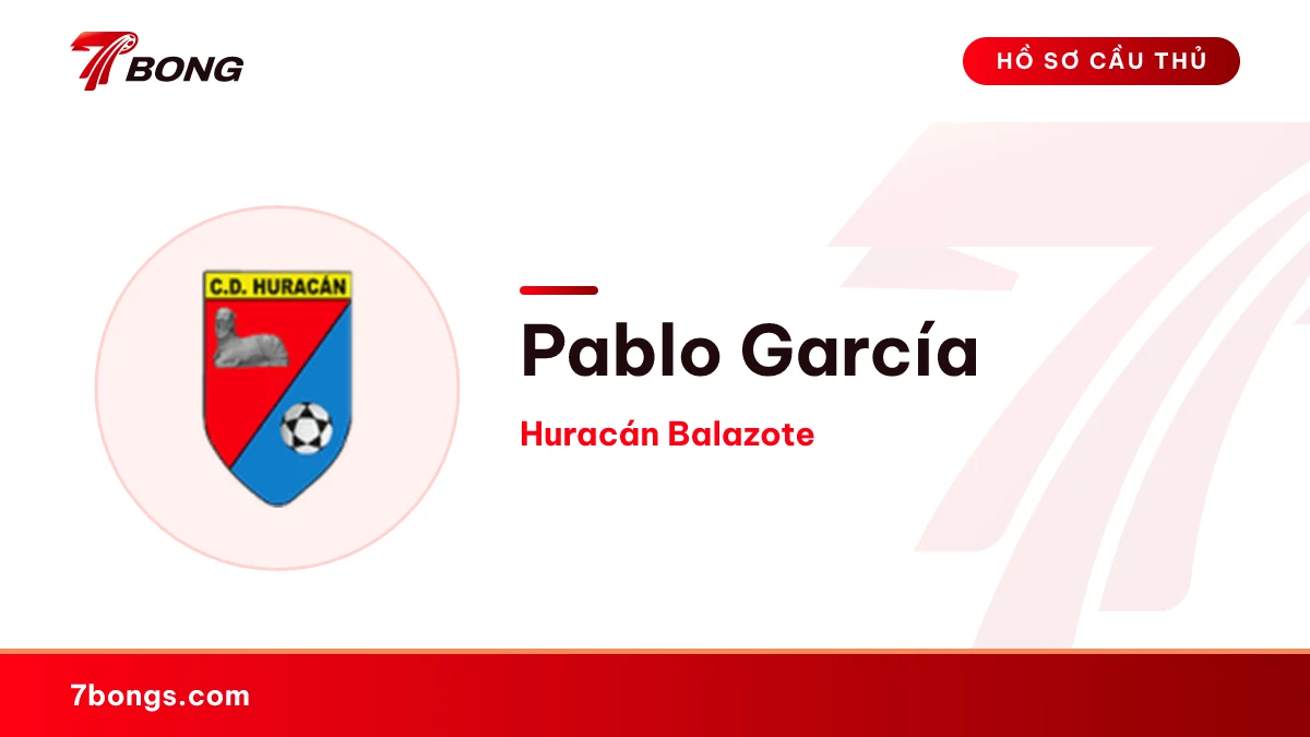 Pablo García — Huracán Balazote