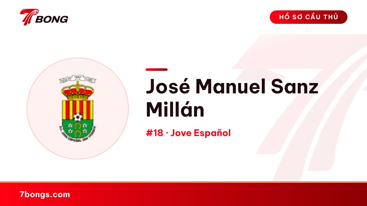 José Manuel Sanz Millán — Jove Español