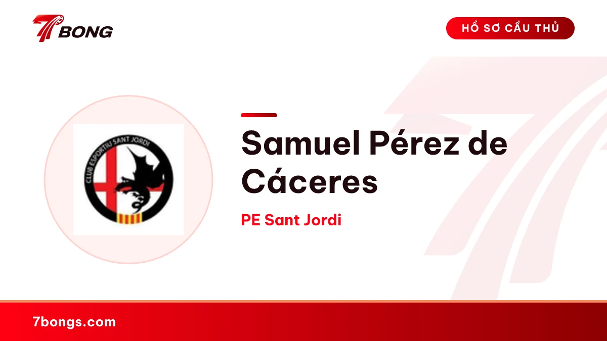 Samuel Pérez de Cáceres — PE Sant Jordi