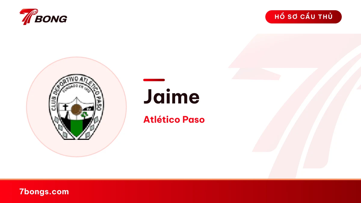 Jaime — Atlético Paso