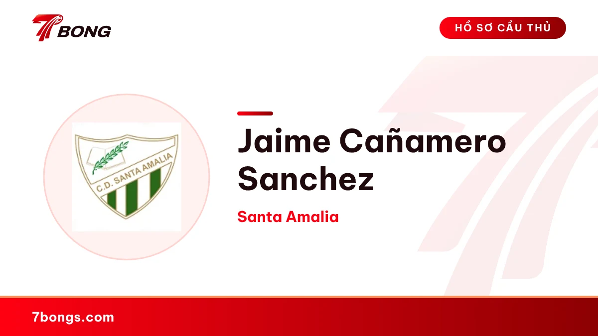 Jaime Cañamero Sanchez — Santa Amalia