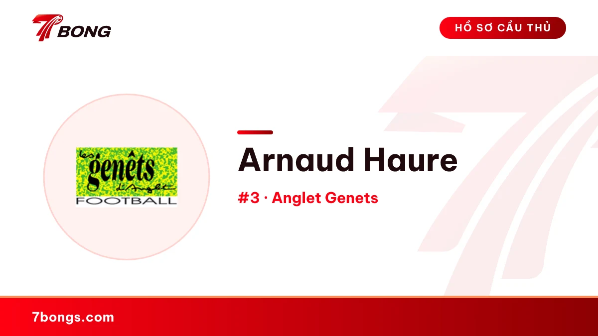 Arnaud Haure — Anglet Genets