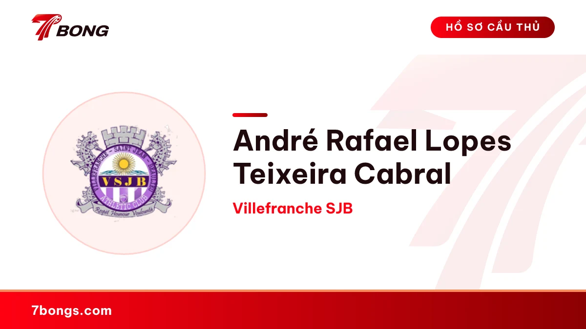 André Rafael Lopes Teixeira Cabral — Villefranche SJB