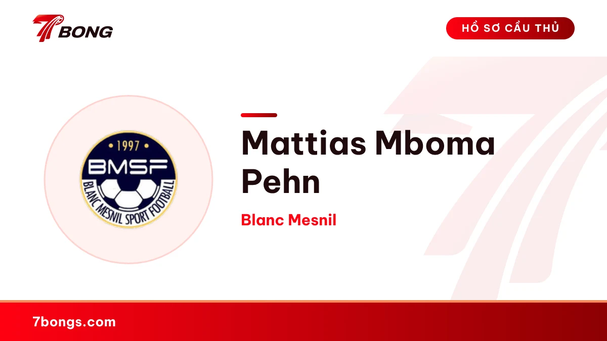 Mattias Mboma Pehn — Blanc Mesnil