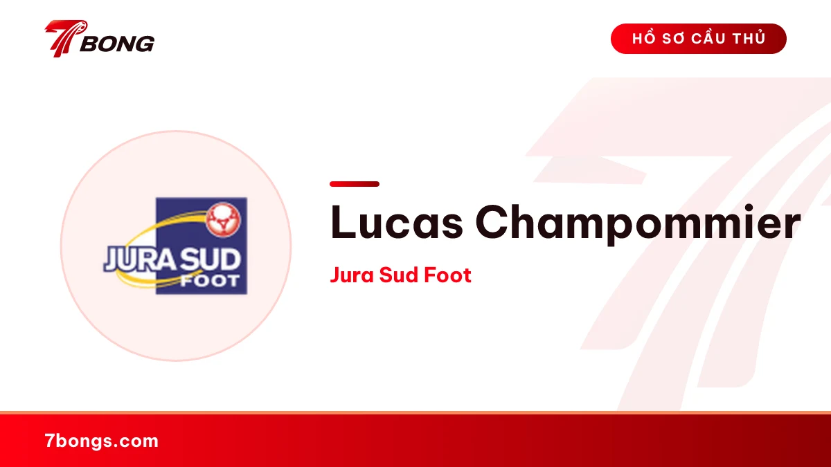 Lucas Champommier — Jura Sud Foot