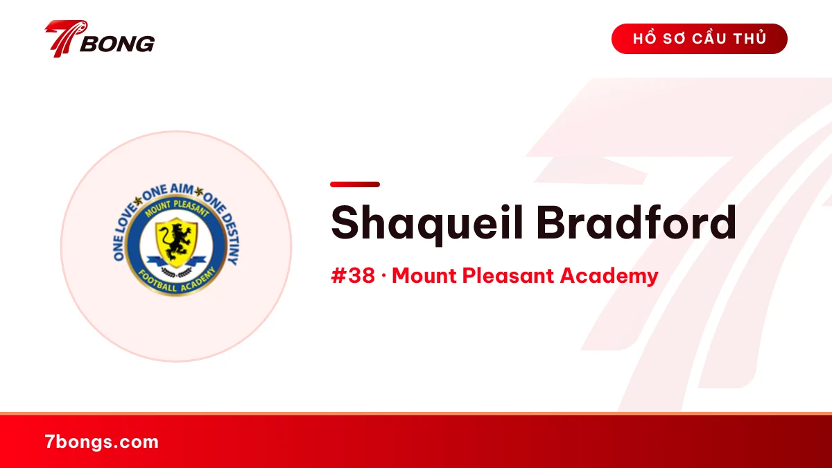 Shaqueil Bradford — Mount Pleasant Academy