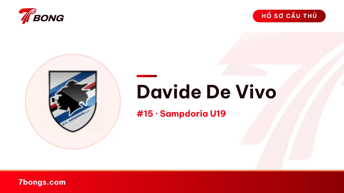 Davide De Vivo — Sampdoria U19