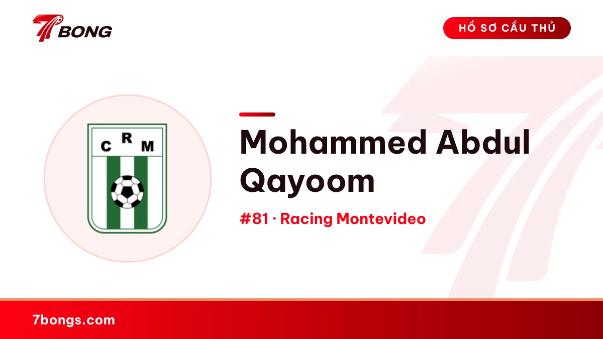 Mohammed Abdul Qayoom — Racing Montevideo