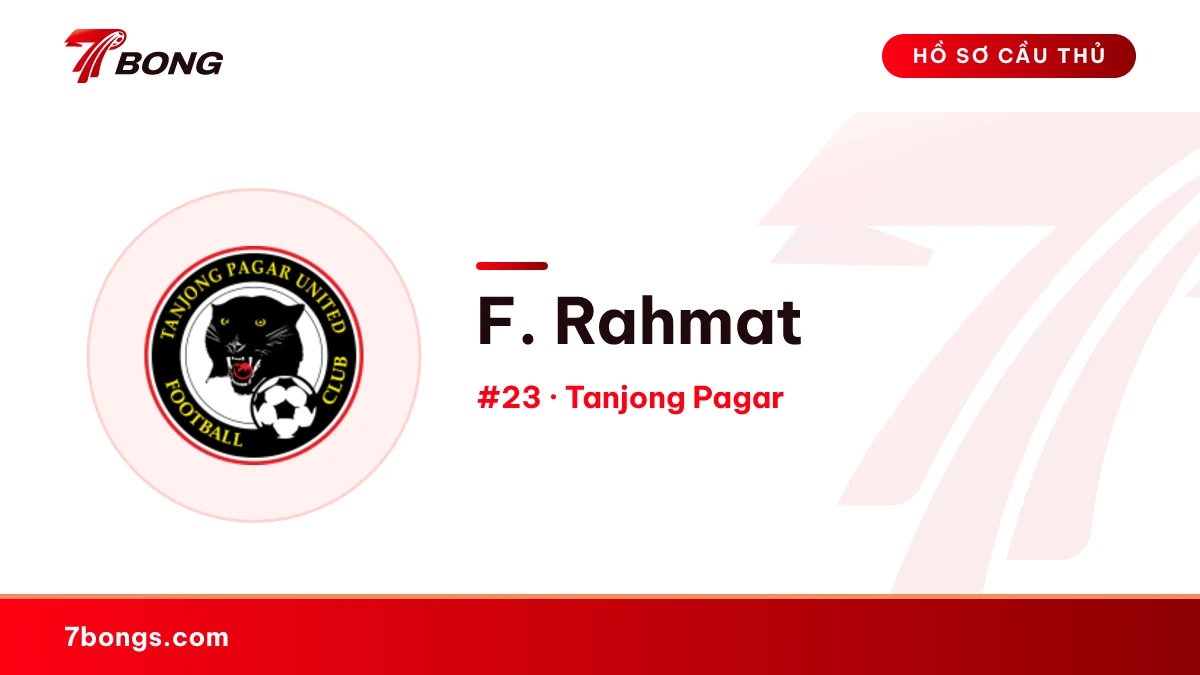 F. Rahmat — Tanjong Pagar