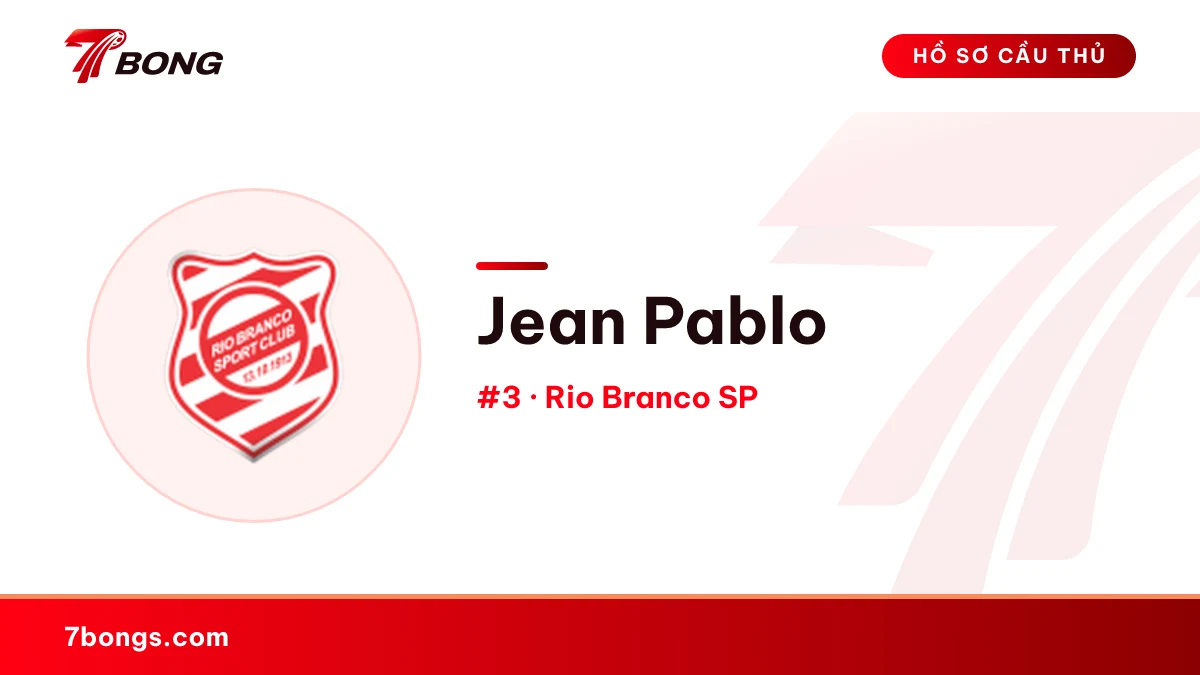 Jean Pablo — Rio Branco SP