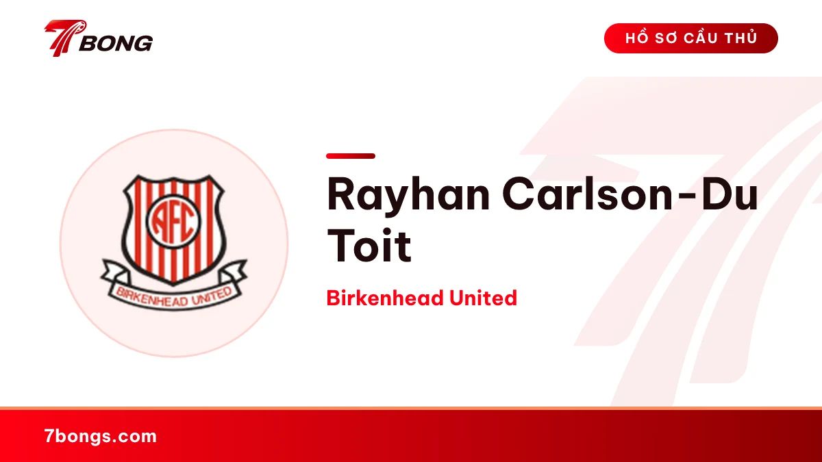 Rayhan Carlson-Du Toit — Birkenhead United