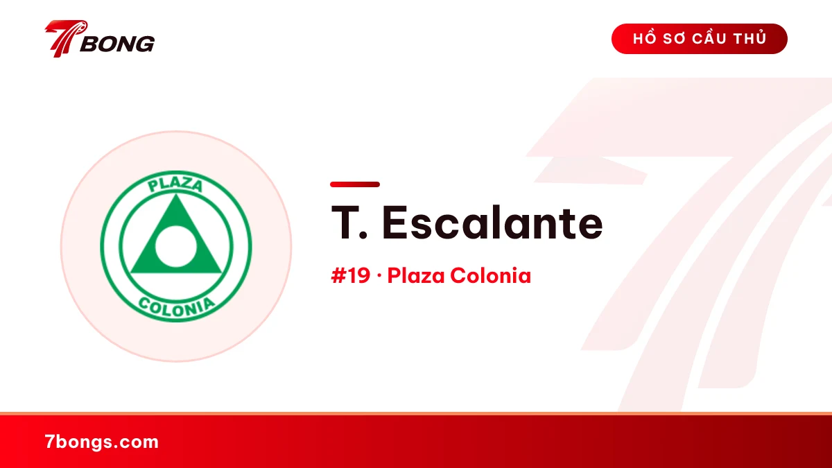 T. Escalante — Plaza Colonia