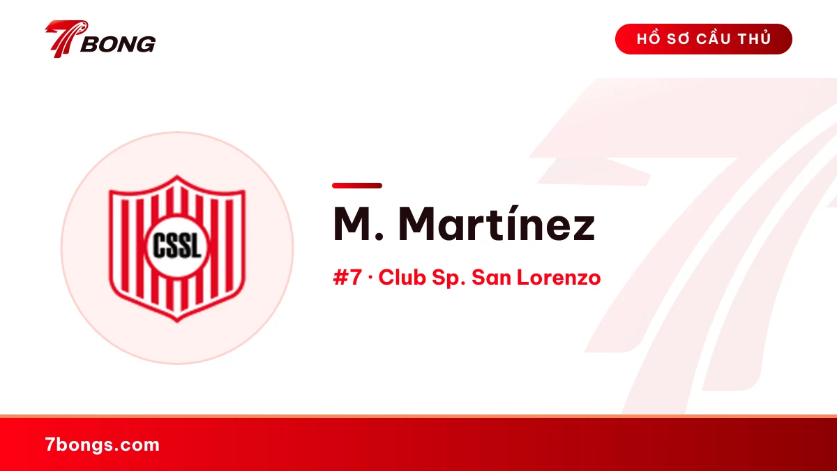 M. Martínez — Club Sp. San Lorenzo