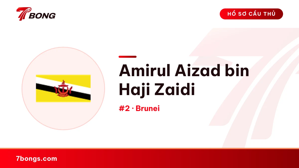 Amirul Aizad bin Haji Zaidi — Brunei