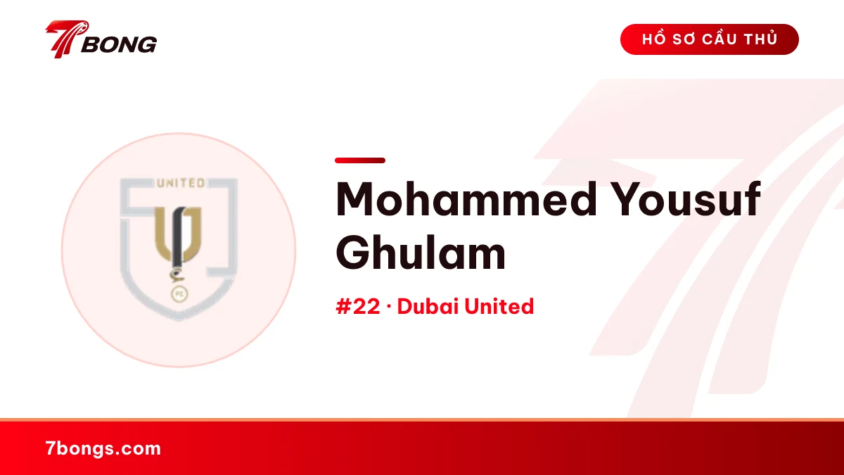 Mohammed Yousuf Ghulam — Dubai United