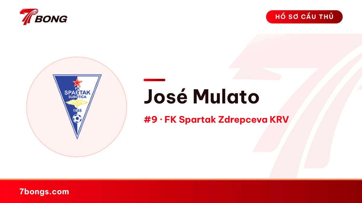 José Mulato — FK Spartak Zdrepceva KRV