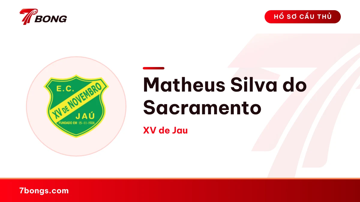Matheus Silva do Sacramento — XV de Jau
