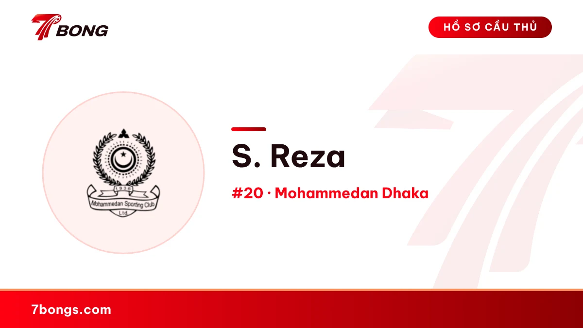 S. Reza — Mohammedan Dhaka
