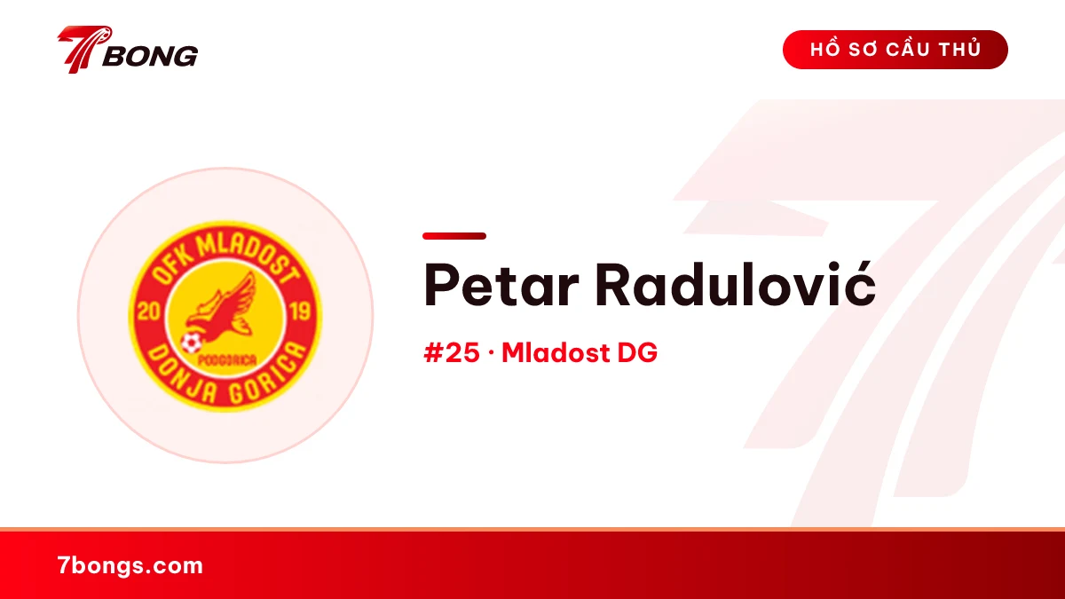 Petar Radulović — Mladost DG