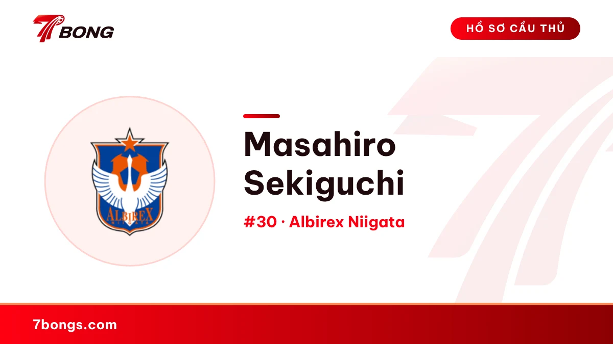 Masahiro Sekiguchi — Albirex Niigata