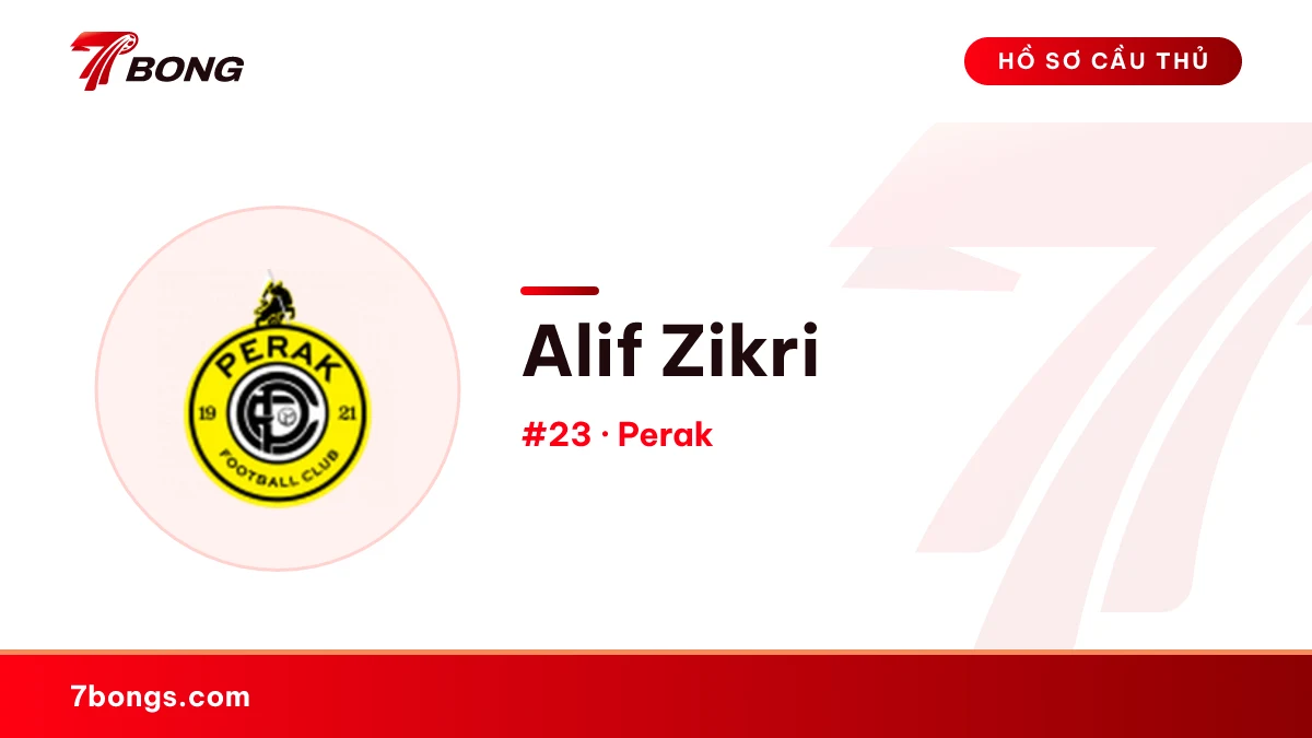 Alif Zikri — Perak