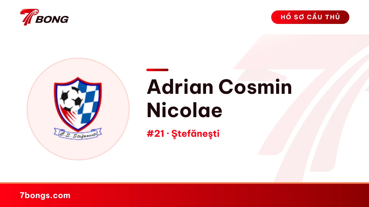 Adrian Cosmin Nicolae — Ştefăneşti