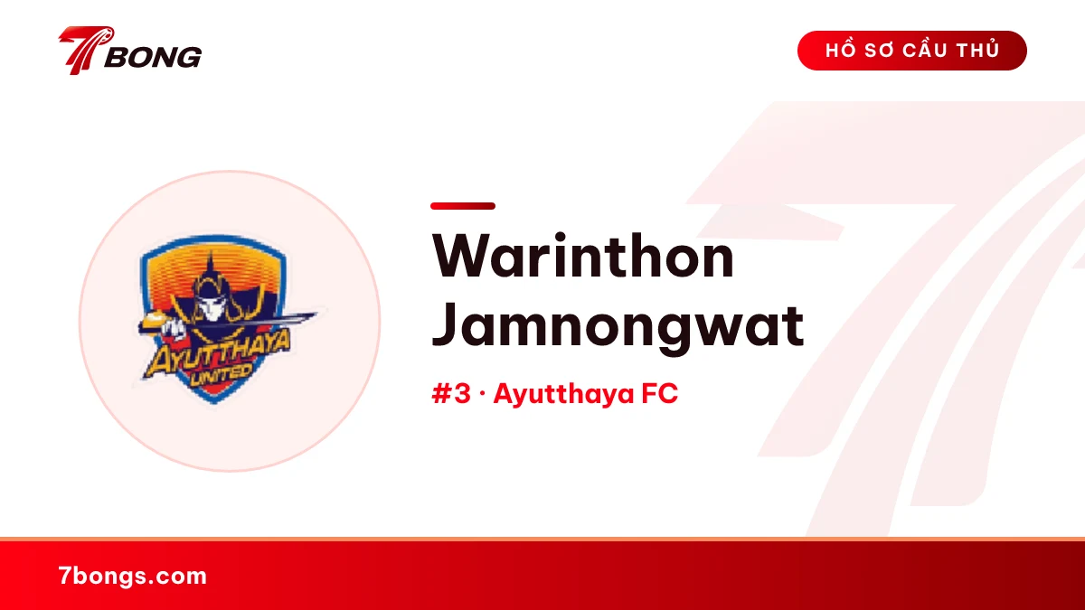 Warinthon Jamnongwat — Ayutthaya FC