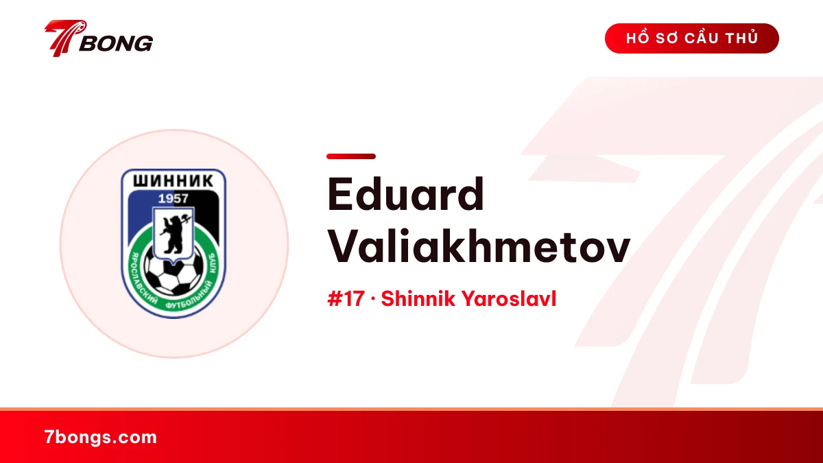 Eduard Valiakhmetov — Shinnik Yaroslavl