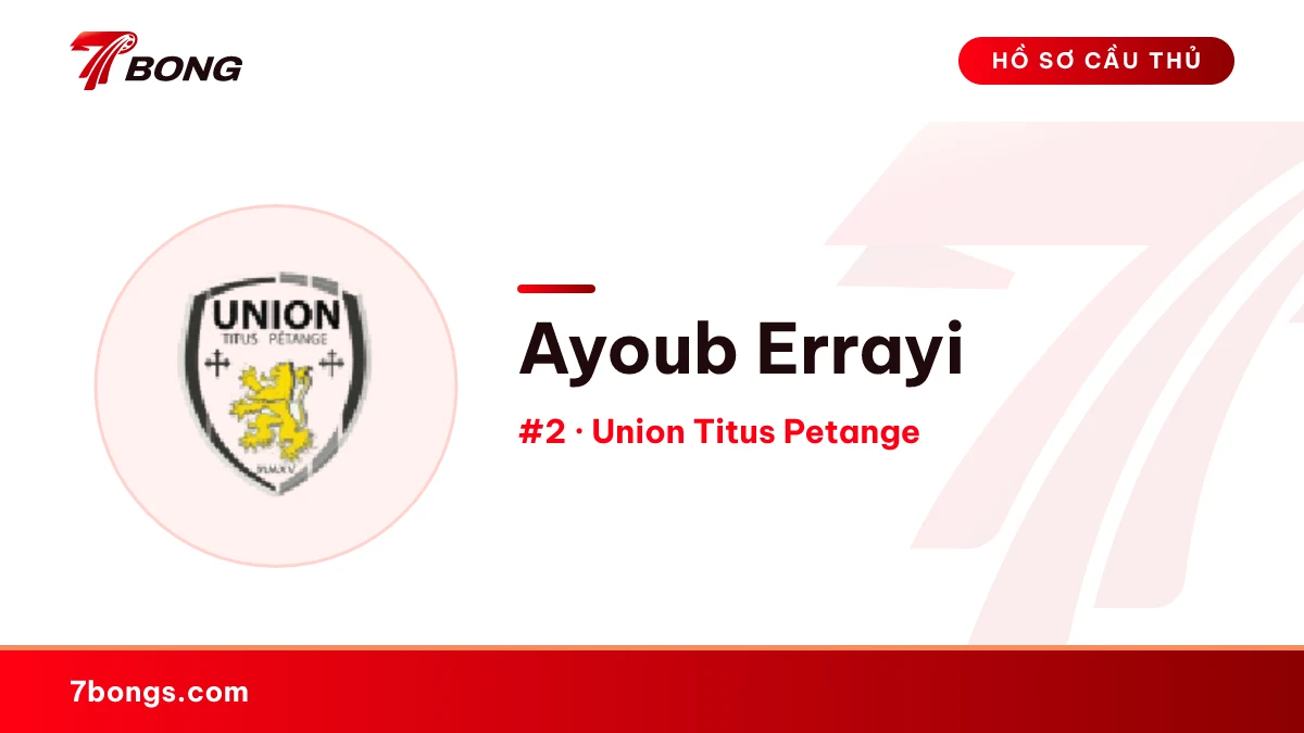Ayoub Errayi — Union Titus Petange
