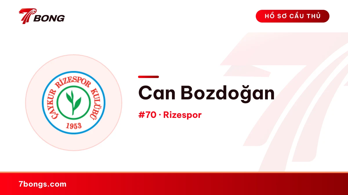 Can Bozdoğan — Rizespor
