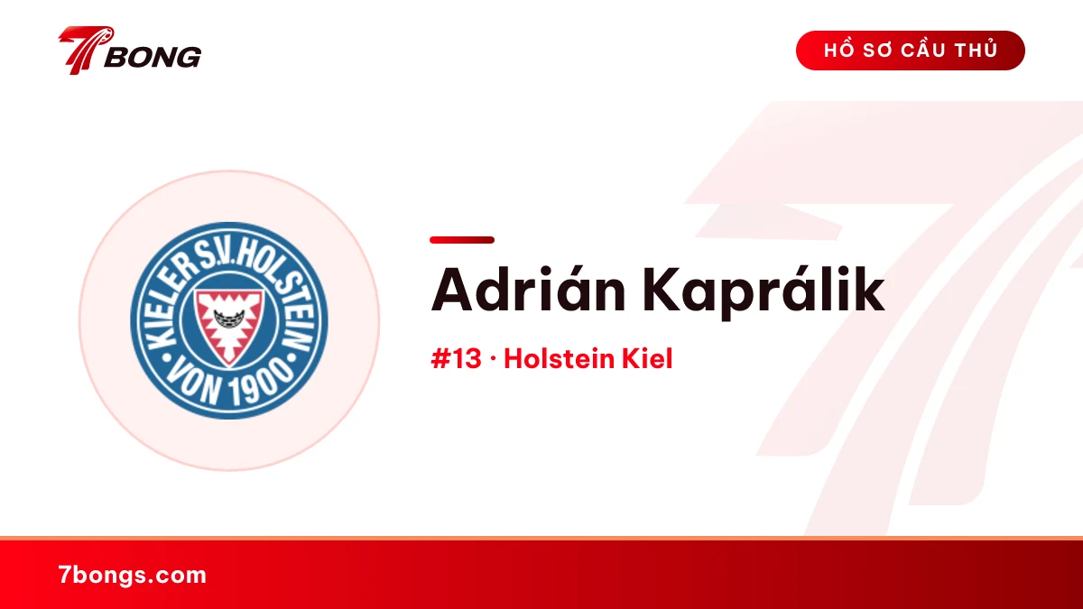 Adrián Kaprálik — Holstein Kiel