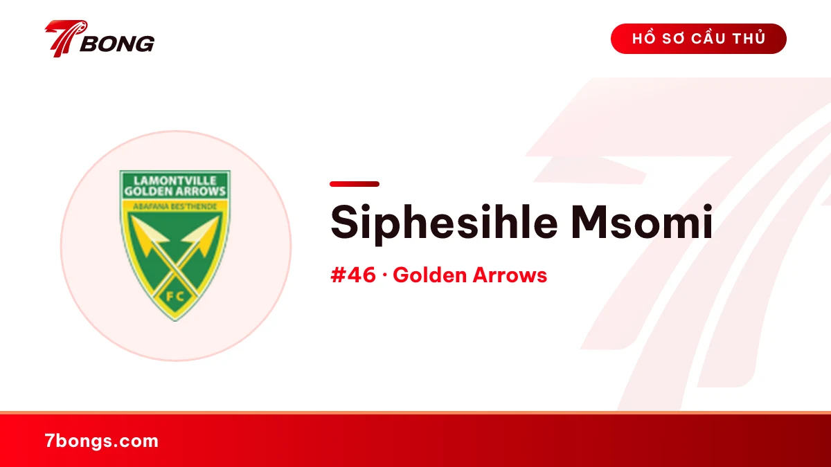 Siphesihle Msomi — Golden Arrows