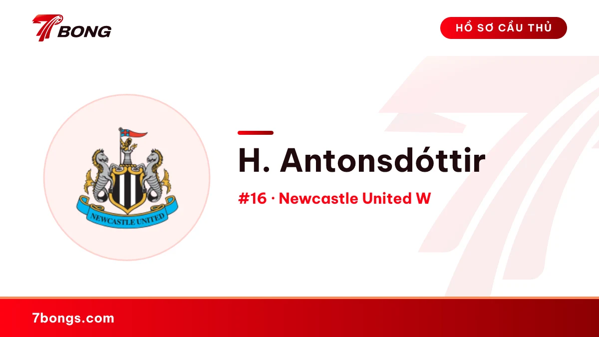 H. Antonsdóttir — Newcastle United W